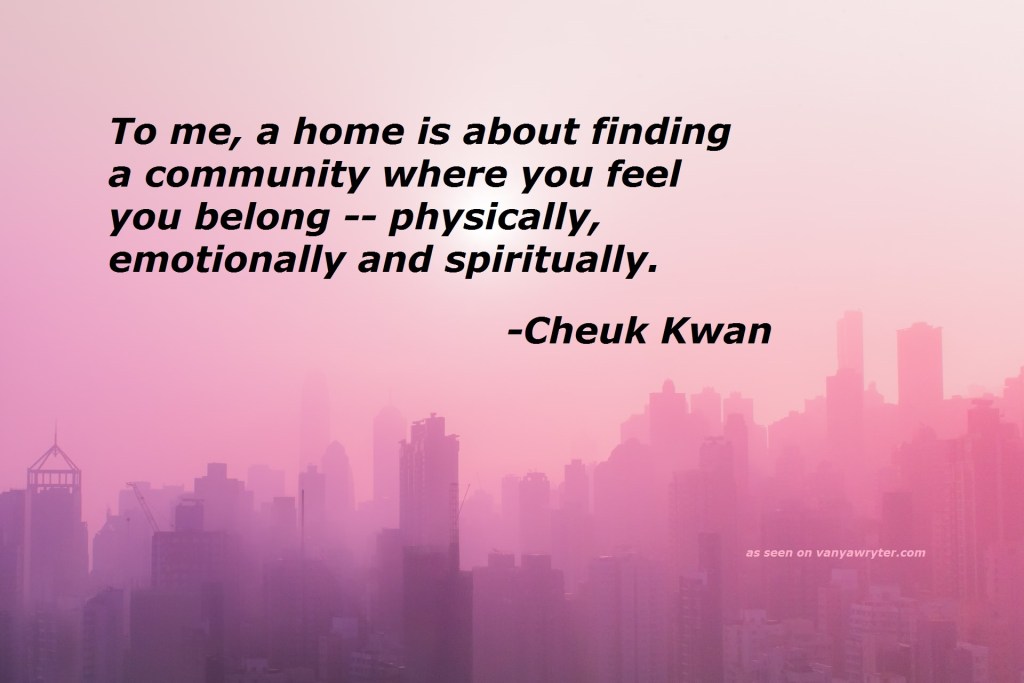 Quote of the Day: Finding a&nbsp;Community